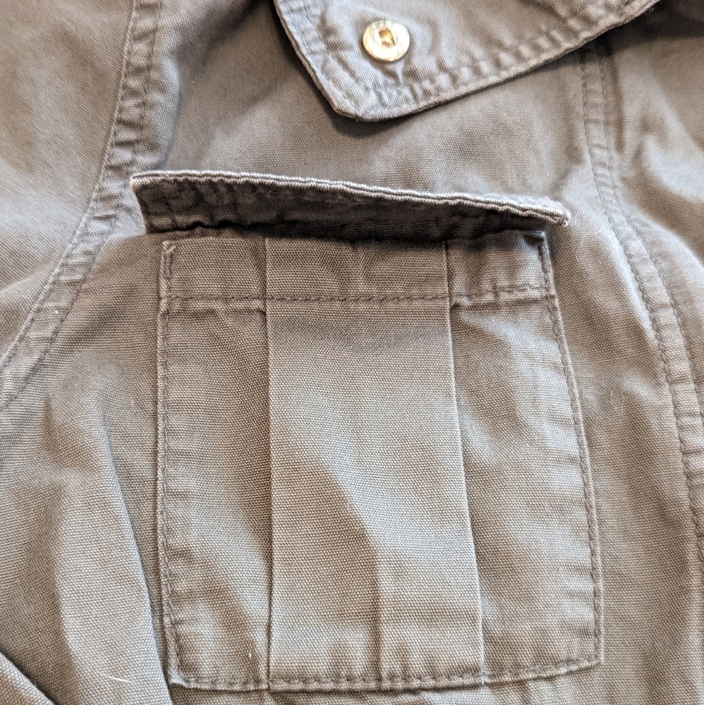 Olive Cargo Old Navy Khaki Green Jacket - Picture 6 of 16